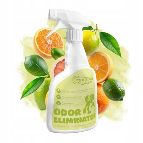 Neutralizator moczu kota odświeżacz powietrza Cytrusy Gaczoo 2 x 500ml