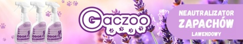 Neutralizator zapachu moczu kota odświeżacz powietrza Lawenda Gaczoo 500ml
