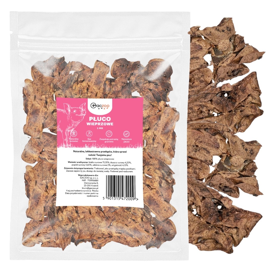 Płuco wieprzowe Gaczoo 1 kg