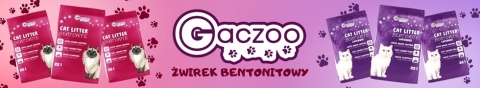 Żwirek dla kota Bentonitowy Lawendowy 5 L Gaczoo Compact