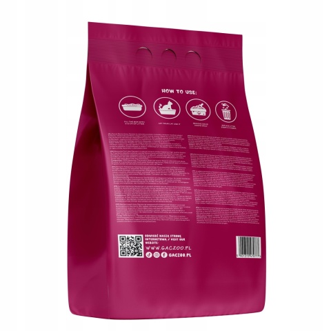 Żwirek dla kota Bentonitowy bezzapachowy Gaczoo 5 L Compact