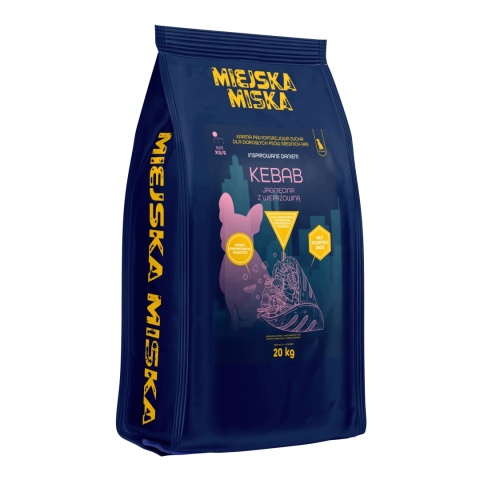 Karma sucha dla psa małych ras Miejska Miska Gaczoo Kebab Jagnięcina 20 kg XS/S