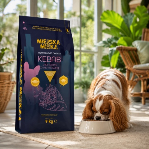 Karma sucha dla psa małych ras Miejska Miska Gaczoo Kebab Jagnięcina 9 kg XS/S