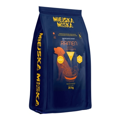 Karma sucha dla psa średnich ras Miejska Miska Gaczoo Ramen Kaczka 20 kg M/L