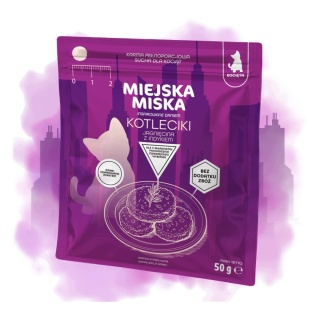Sucha karma dla kociąt próbka Miejska Miska Jagnięcina Kotleciki 50g Gaczoo