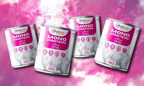 Karma o smaku Koziny. Lekkostrawne mięso dla psa.