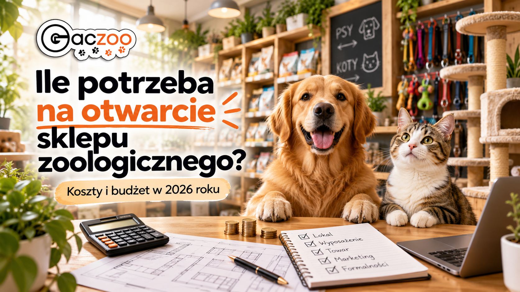 Ile kosztuje otwarcie sklepu zoologicznego? Koszty i budżet.