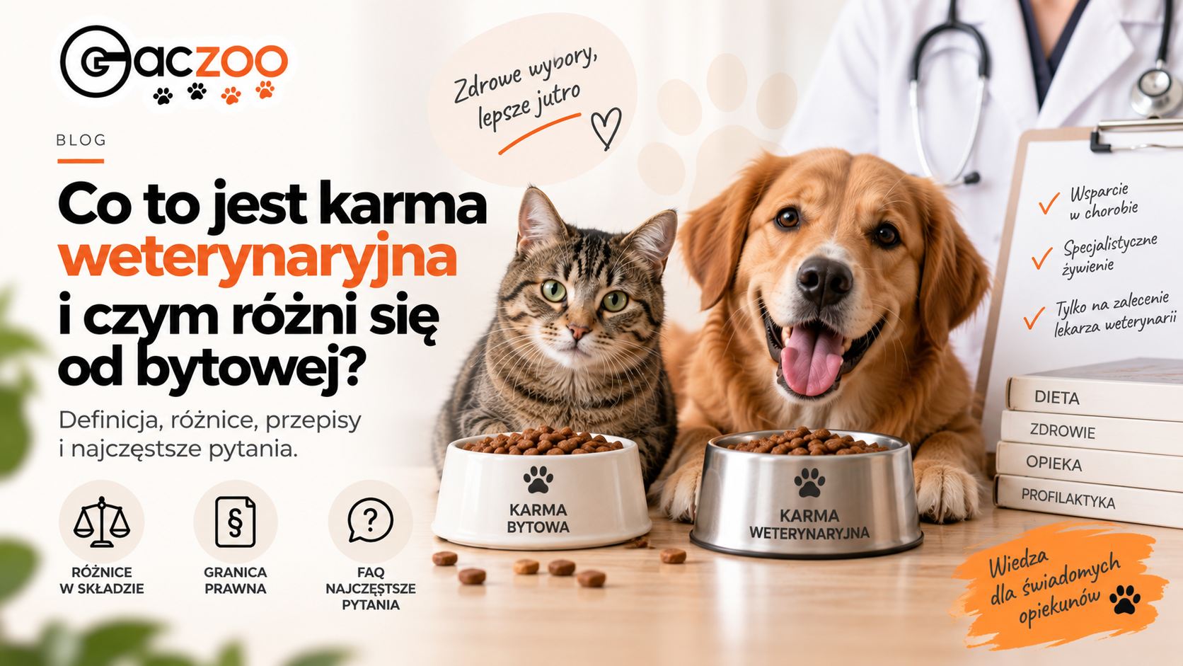 Karma weterynaryjna: co to jest i czym różni się od bytowej?